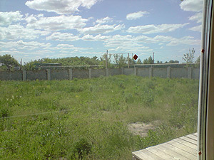 Фото частного объекта до укладки рулонного газона 800м.кв.